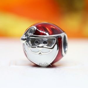 Pandora Silver Jolly Santa Charm 791405ENMX